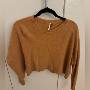 Free people brown fall sweater